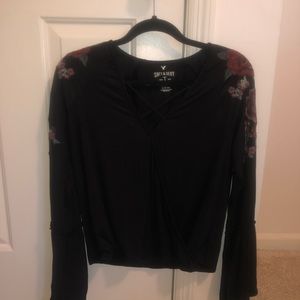 American Eagle, Women’s Blouse, Bell Sleeves